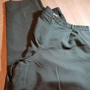 Hunter green dress slacks